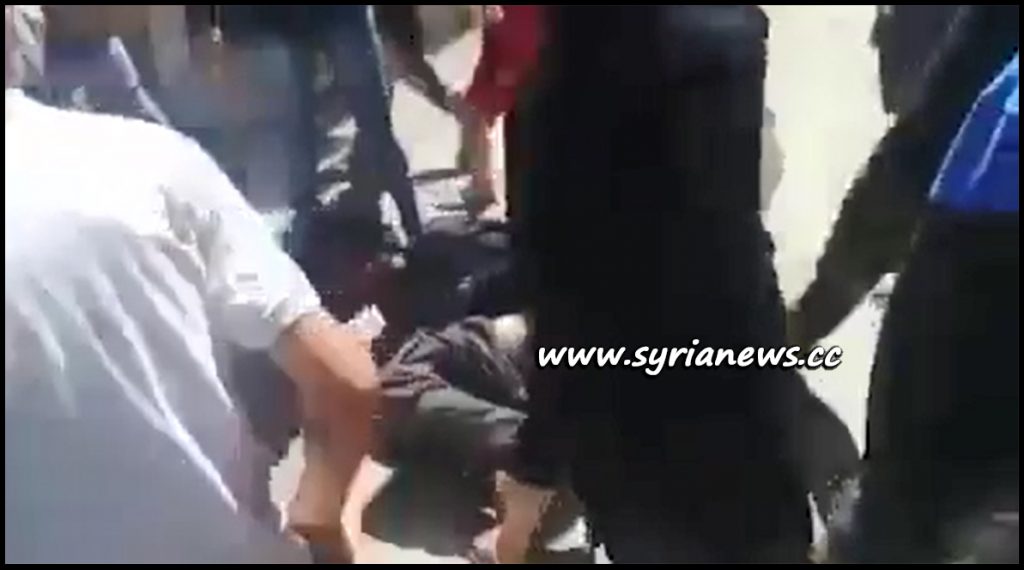 Hajar Aswad Residents Capture ISIS Terrorist Alive