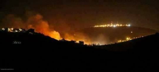 image-Israel Attacks Syria SAA Retaliates