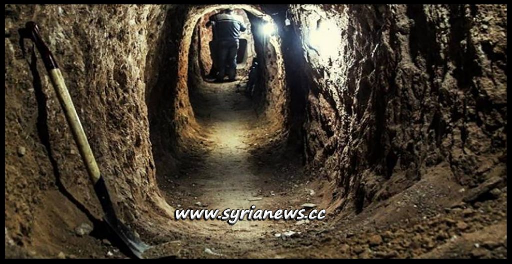 Tunnels found by SAA in Darayya South of Damascus - Explosions Heard