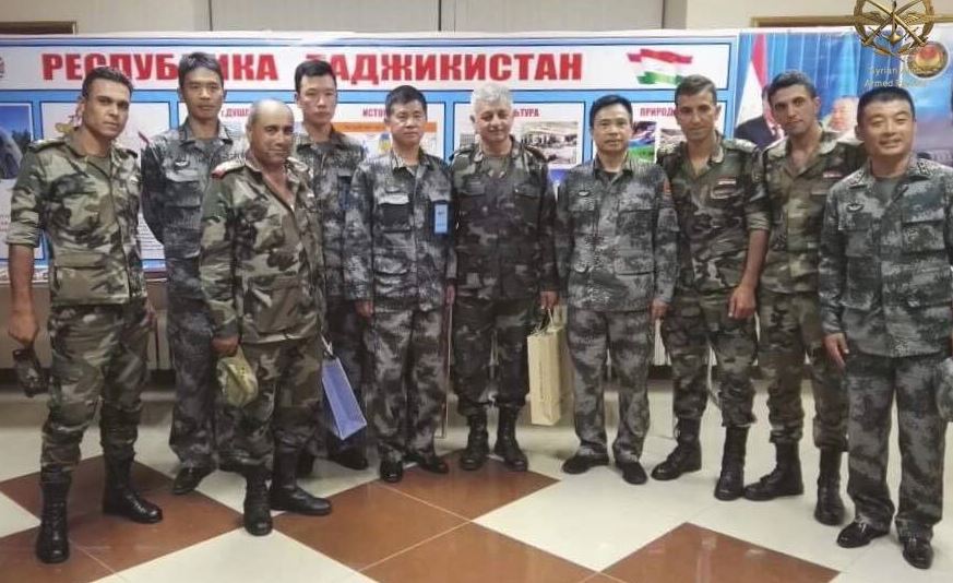 Chinese and Syrian Military Commanders Meet