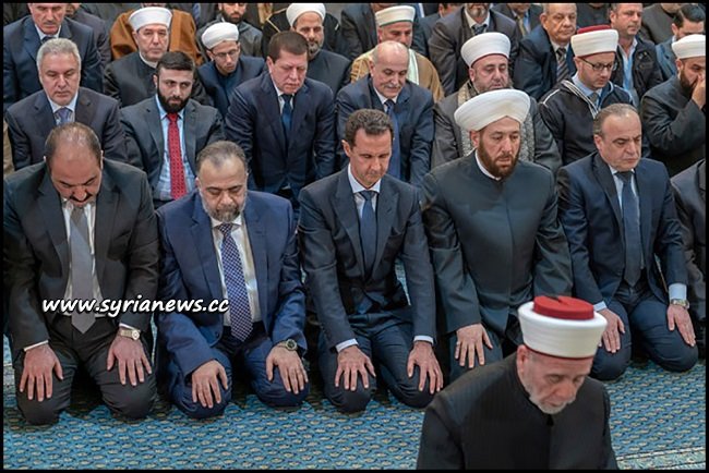 President Assad Joins Prayers on the Occasion of Prophet Muhammad's Birth Date