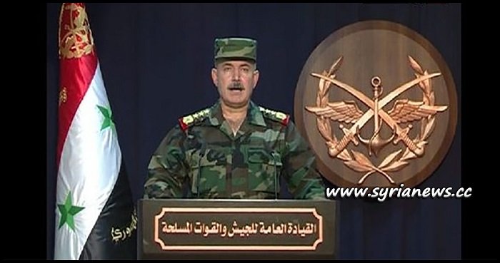 SAA Syrian Arab Army General Command Statement - Sweida ISIS FSA Nusra al-Qaeda