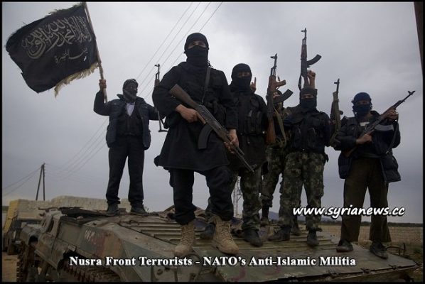 Nusra Front Terrorists - NATO anti-Islamic Militia - Syria إرهابيي جبهة النصرة - ميليشيا حلف الناتو المعادية للإسلام - Damascus - Aleppo - Hama - Lattakia - Idlib