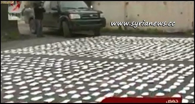 Homs - Hashish and Captagon Pills Seized near Borders with Lebanon