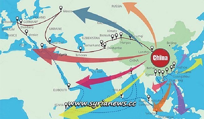 China Belt and Road Initiative - Syria - Iraq - Iran - مشروع الحزام والطريق الصيني