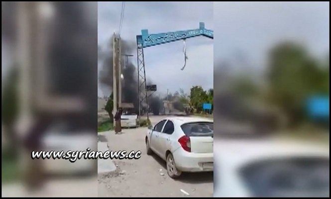 Protests against US-sponsored SDF northwest of Deir Ezzor احتجاجات ضد قسد شمال غرب دير الزور
