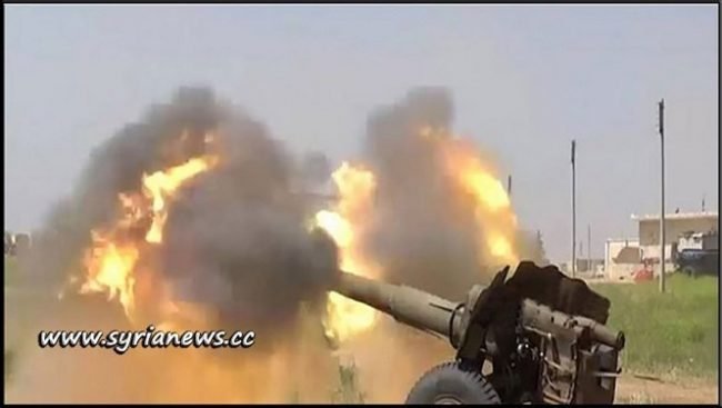SAA Artillery - Syria - Syrian Arab Army مدفعية الجيش العربي السوري