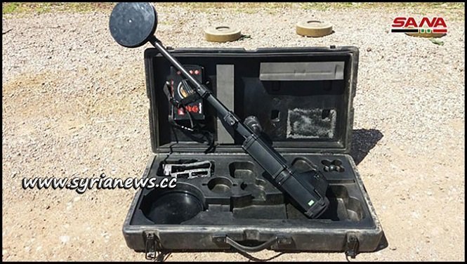 US and Israeli Weapons found in Terrorists former Dens in Quneitra Countryside