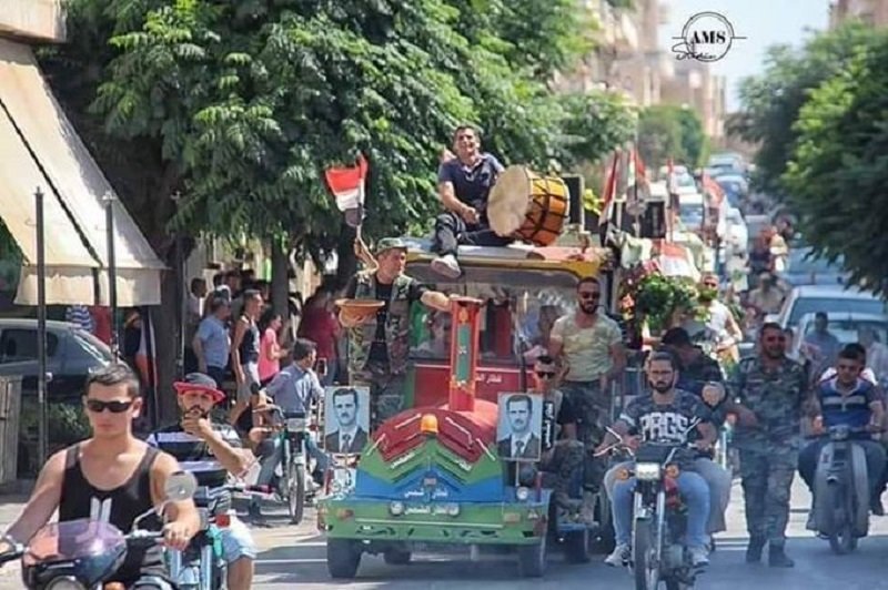 Mhardeh Celebrating - Hama countryside