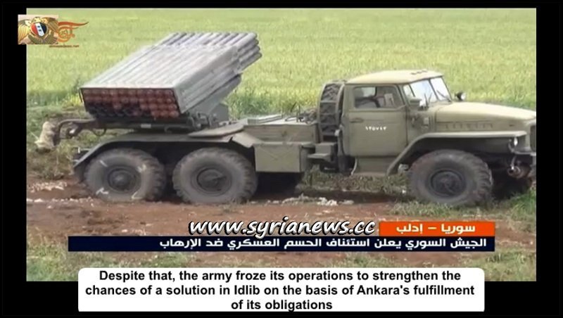 SAA Resumes Military Operation to Clean Idlib from NATO Terrorists