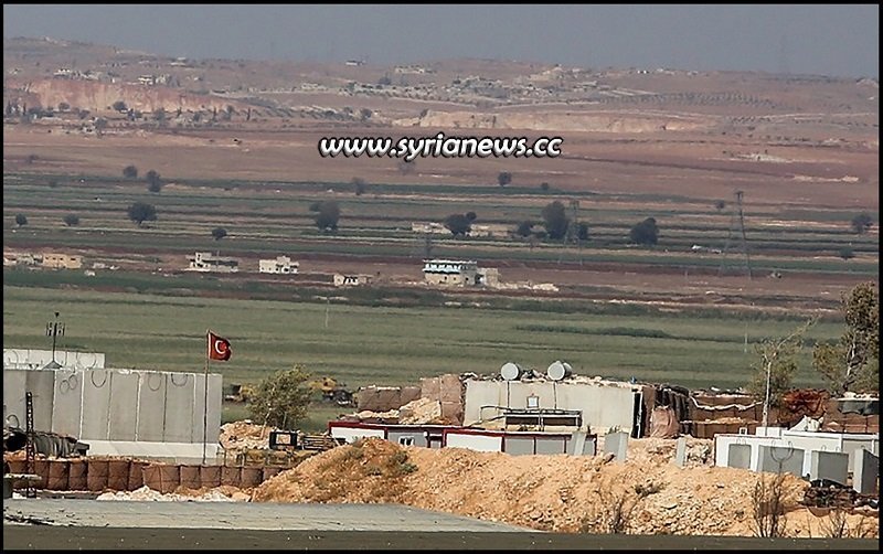 Turkish observation point 9 in Morek Hama northern countryside besieged by SAA