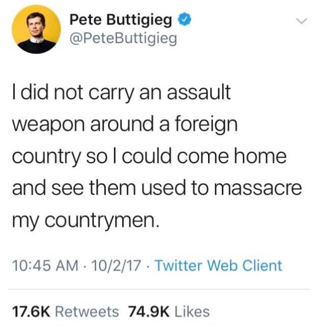 Pete Buttigieg: Is this "white supremacy" or murderous "colonial impunity"?