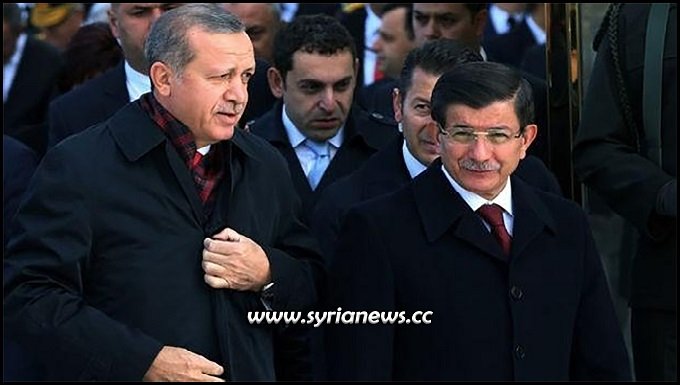 Erdogan and Davutoglu Turkish AKP party split