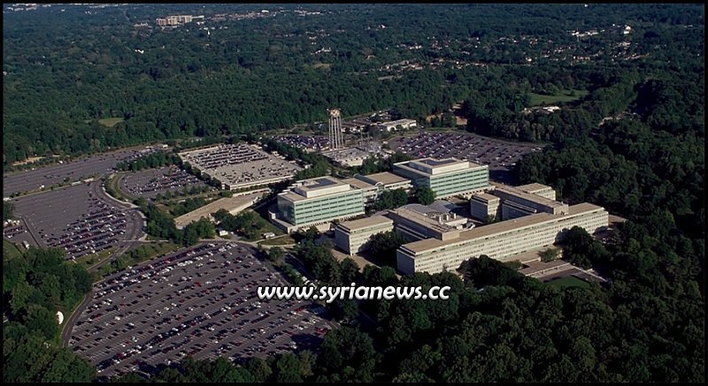 Aerial View: ISIS Headquarters - Langley VA - George Bush Center for Intelligence