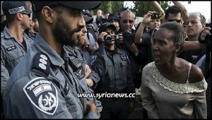 Jews Falashas protests against the inhumane and racist treatment they receive in Israel