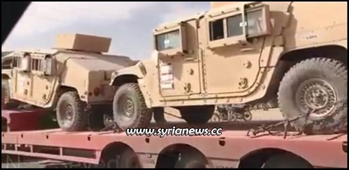 US Trump sends weapons and vehicles to sdf pkk ypg asayish kurds in Syria Hasaka Qamishli