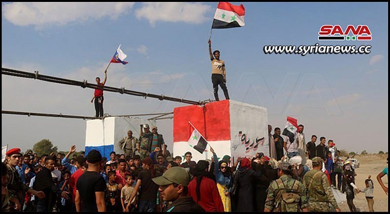 deir ezzor floating bridge - Syria
