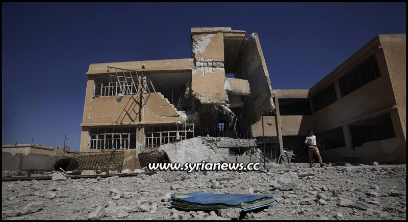 Syria schools destroyed by NATO terrorists