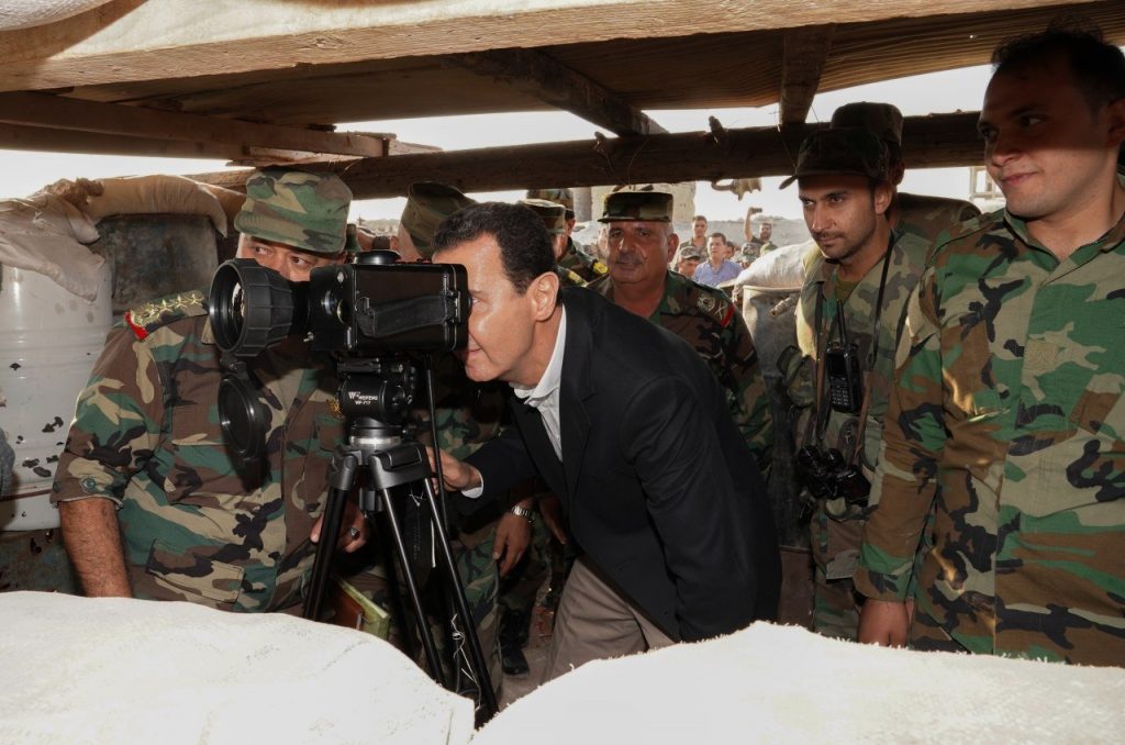 Assad in Idlib