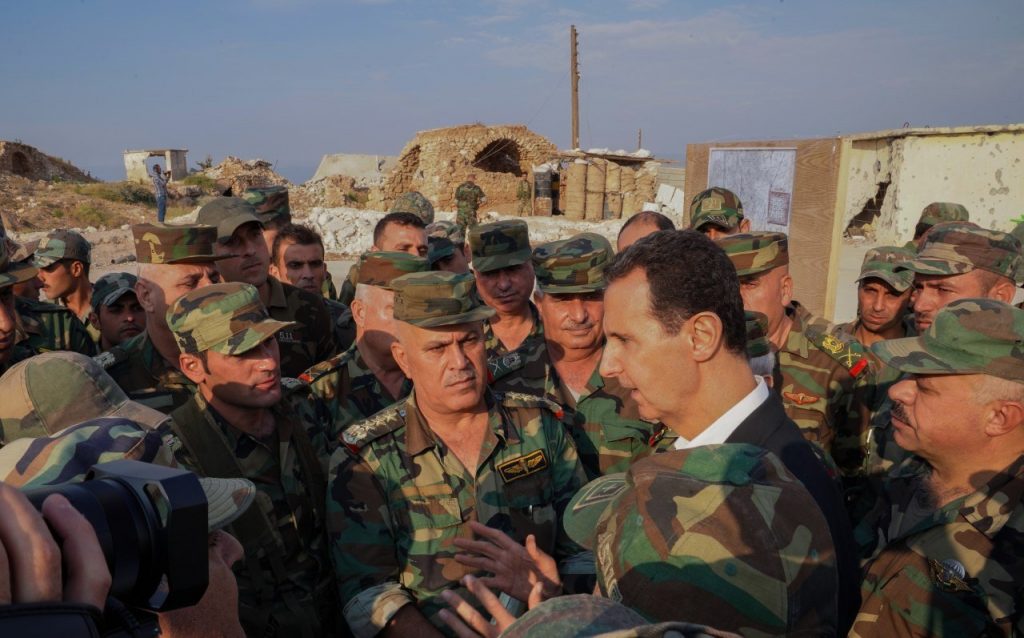 Assad in Idlib