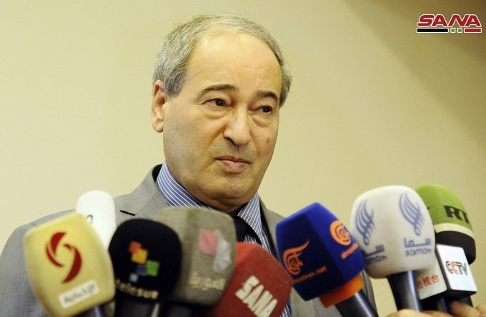 Syrian deputy minister of foreign affairs condemning Erdogan as war criminal
