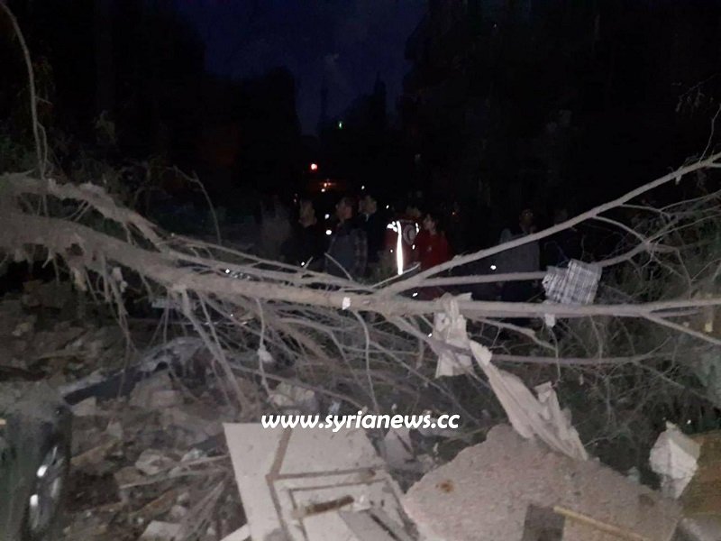 bombing in Damascus Mazzeh November 12, 2019