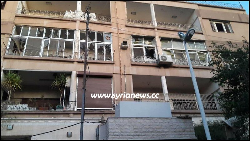Explosion in Damascus Al Mazzeh West near Lebanese Embassy