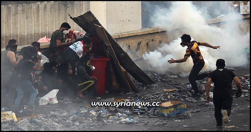 Iraq chaos peaceful protests