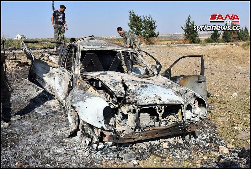 Syrian Arab Army foils a suicide bomber in Khan Shaykhoun