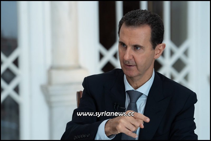 Syrian President Bashar Al Assad interview 31 October 2019