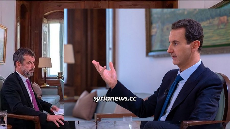 Syrian President Bashar Assad interview Paris Match
