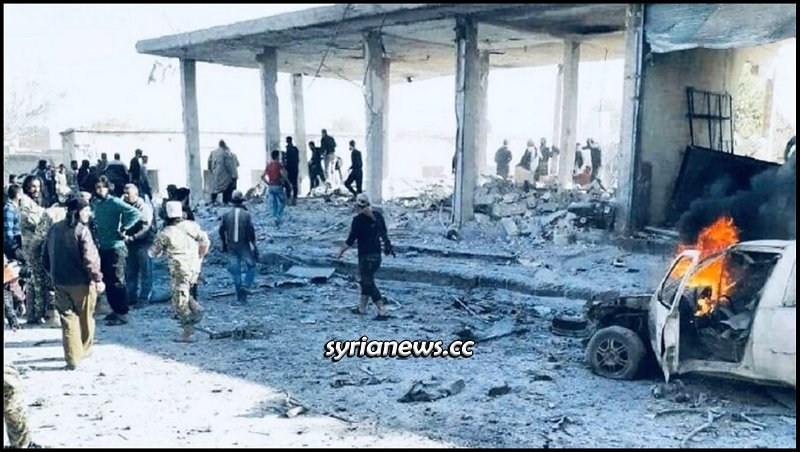 Tal Abiad car explosion kill 10 northern Raqqa countryside Syria - Turkish borders