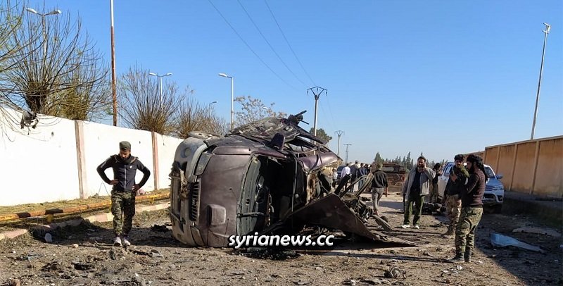 Civilians killed in explosion in Tal Abiad - Raqqa Countryside - Syria