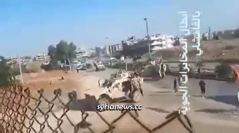 Syrian Security push back Trump Forces near Qamishli Airport