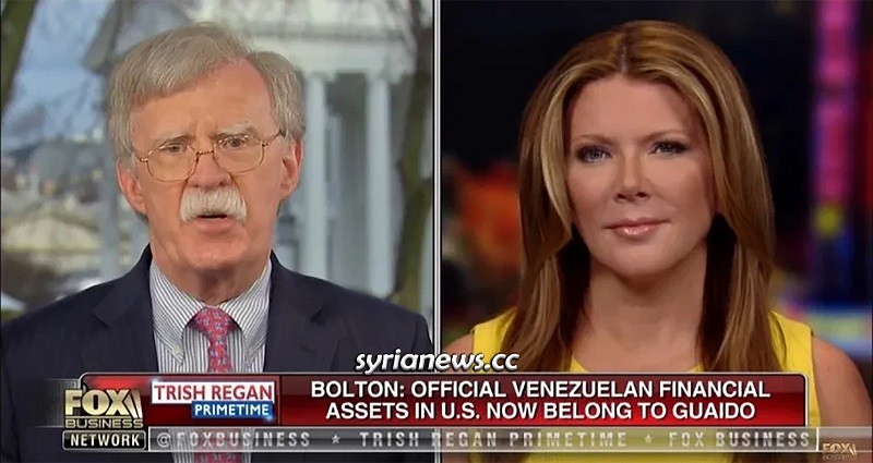 Bolton stealing Venezuelan Assets in the USA