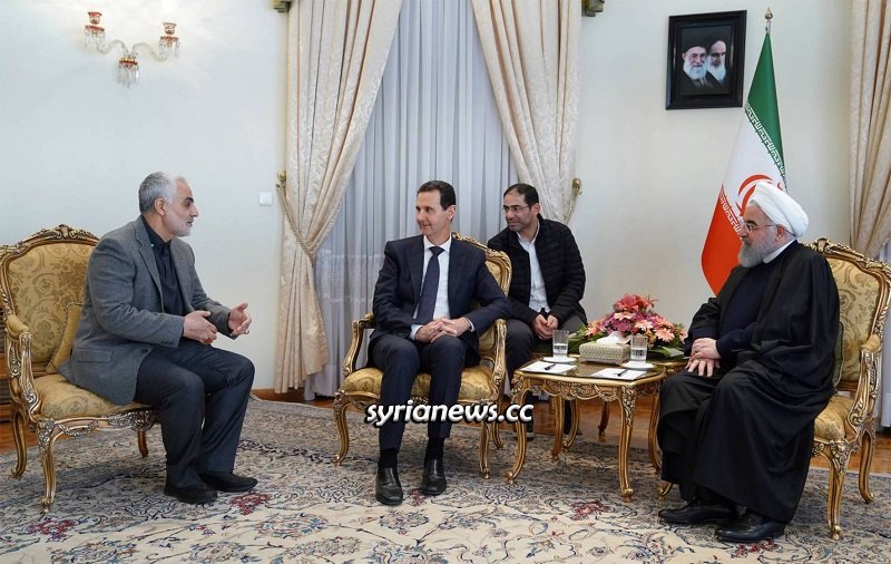 Syrian President Assad sends condolences for the martyrdom of IRGC Qasem Soleiman to Iranian leaders