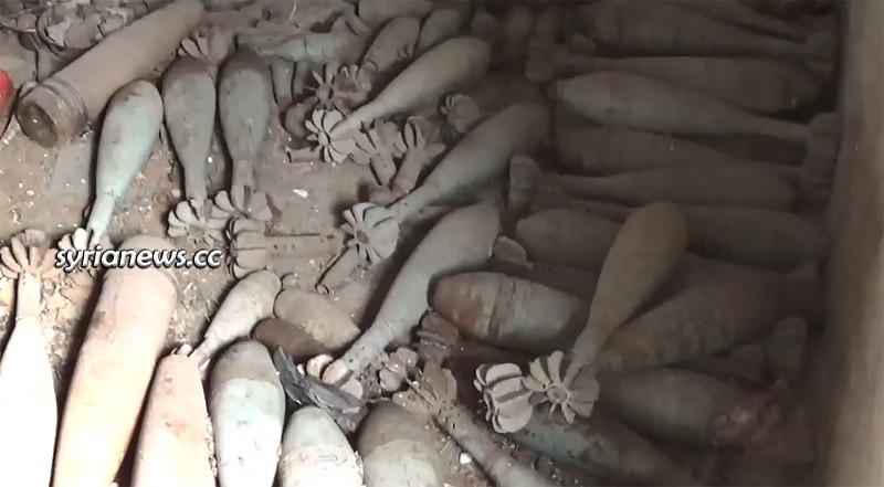 Network of tunnels and weapons factories found under Maarat Numan