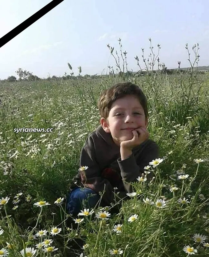 The terrorist attack on Aleppo killed child Zein Abdin Duba 9 years old