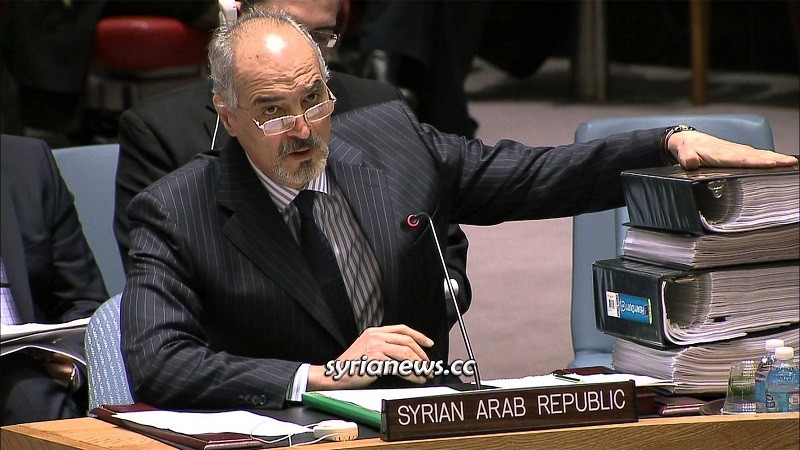 Bashar Jaafari Syria ambassador to the UN UNSC Geneva
