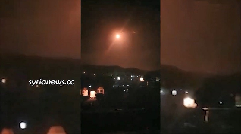 Israeli aggression against Damascus 23 February 2020 at 23:25