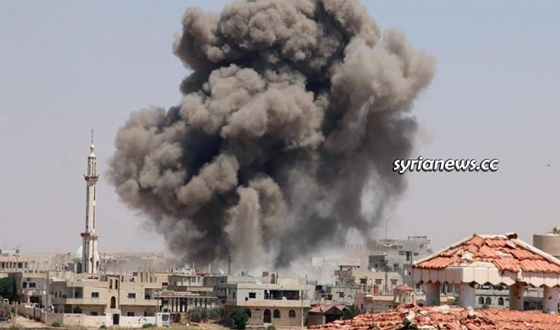 NATO terrorists bomb residential neighborhoods in Aleppo