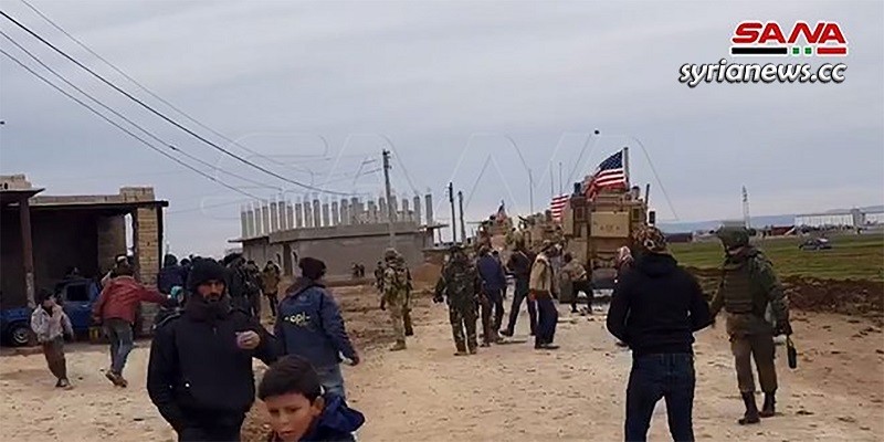 Khirbet Ammo locals stone Trump US forces