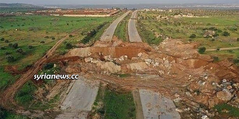 M4 Artery sabotaged by al-Qaeda's moderate terrorists to block Russian-Turkish joint patrols as articulated by the Moscow agreement Erdogan obliged himself to.