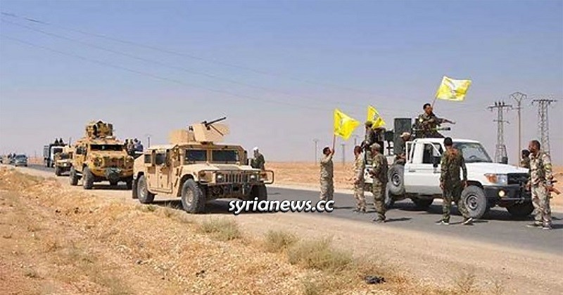 US troops and Kurdish sdf separatist militia north Syria, deir ezzor, hasakah, ragga
