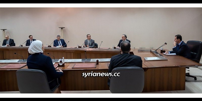 President Assad heads the government team for confronting Coronavirus - Damascus