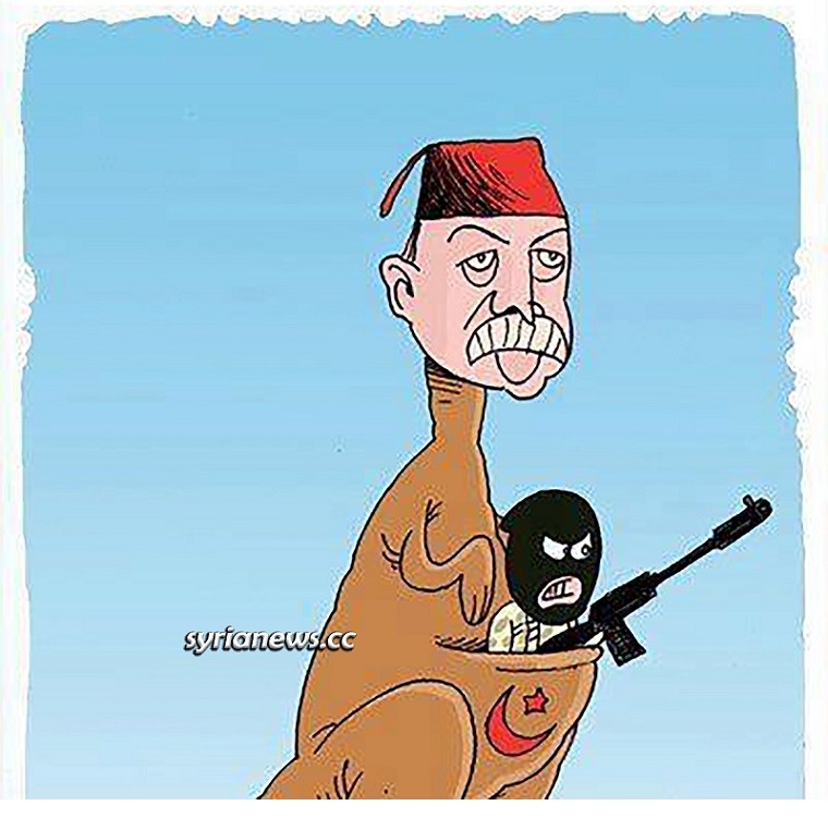 The bond between Erdogan and al-Qaeda and Muslim Brotherhood terrorists is like a Mother Kangaroo and her children