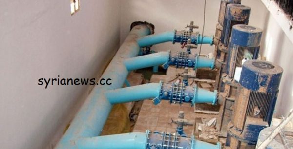 Erdogan terrorists cut off the drinking water at Allouk water pump in Hassakeh