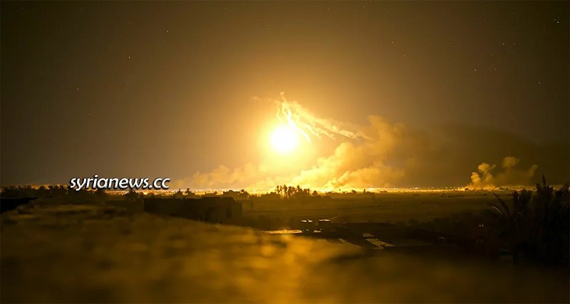 Explosion in Kurdish SDF Weapons Depot - Rmelan Hasakah Syria