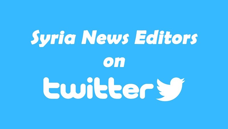 Syria News Editors Miri Wood and Arabi Souri on Twitter