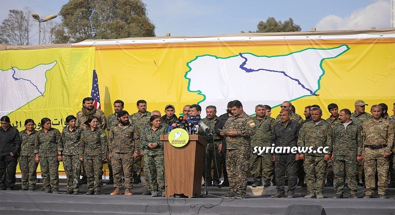 Kurdish SDF separatist armed militia - Syria